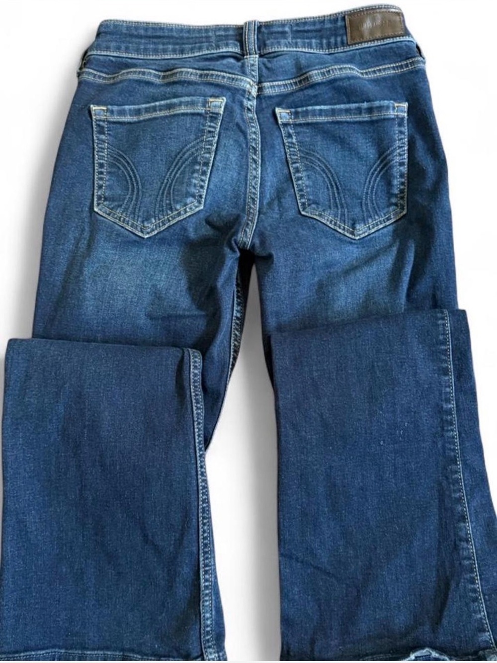 Hollister Dark Blue Low-Rise Boot Jeans